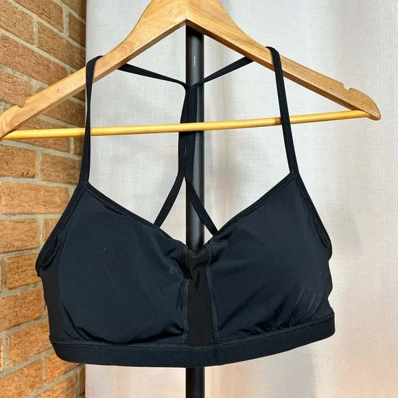 Calme black Racerback sports bra - large - Picture 3 of 5